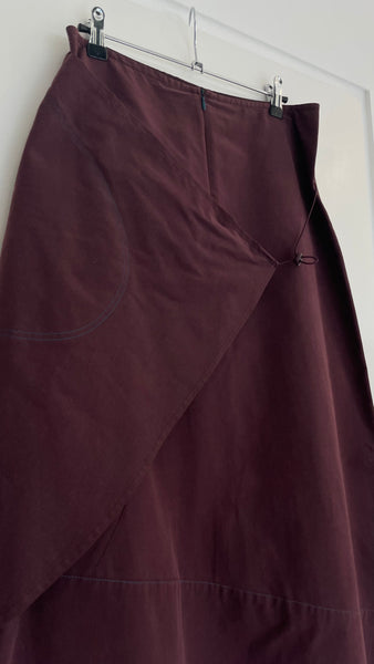 Deep Maroon Sport Skirt 38