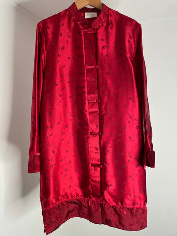 Cherry Silk Top L