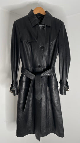 Leather Trench Coat FR40