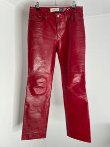 Lipstick Leather Pant 6