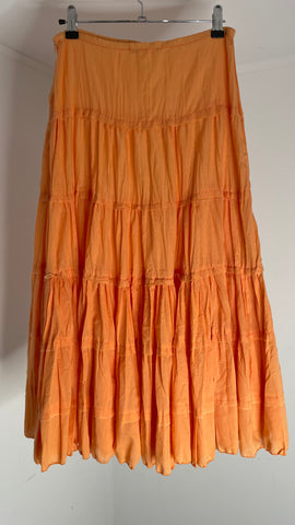 Raw Tangerine Full Skirt S