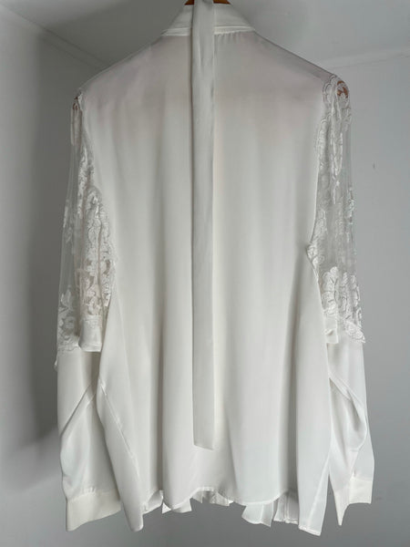 Pleated Lace Top L