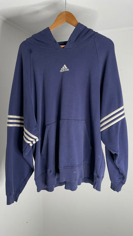 Blue Adidas Hoodie L