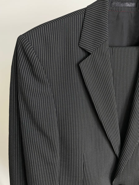 Black Pinstripe Suit 48