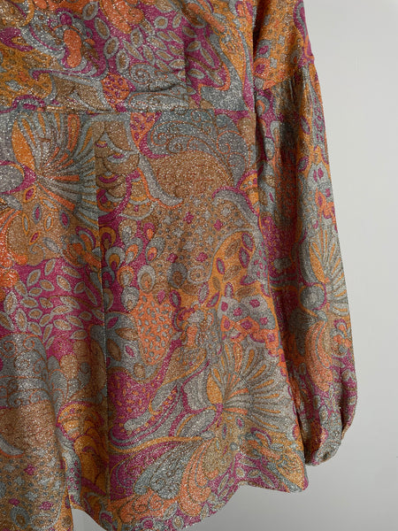 70s Shimmer Mini Dress 36