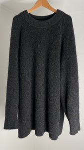 Mohair Grey Sweater XXL