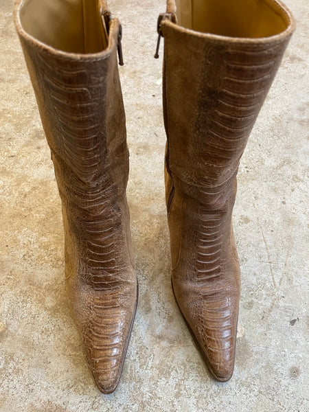 Beige Rep Boots 38