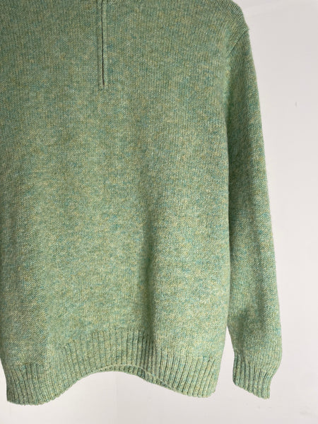 Moss Wool Sweater L