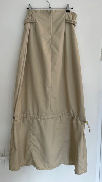 Beige Length Skirt 44