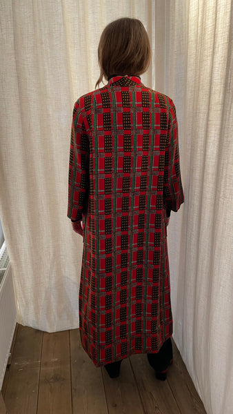 Red Print Duster M