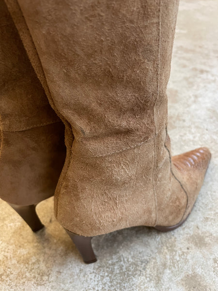 Beige Rep Boots 38