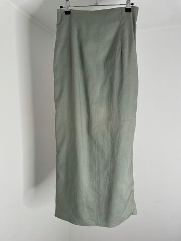 Pleat Mint Skirt 38