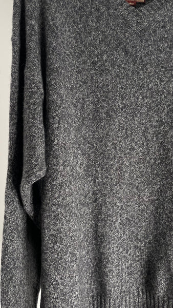 Grey V Sweater XL