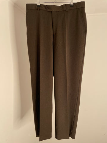 Brown Wool Trousers 46