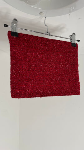 Red Glitter Bandeau OS