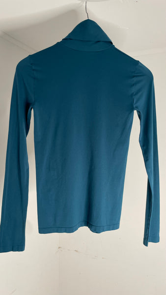 Teal Turtle Neck M