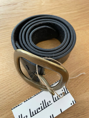 Leather Chunk Belt
