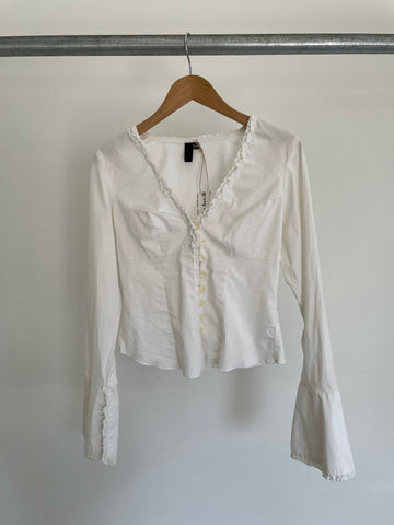 Ashley Ruffle Blouse M