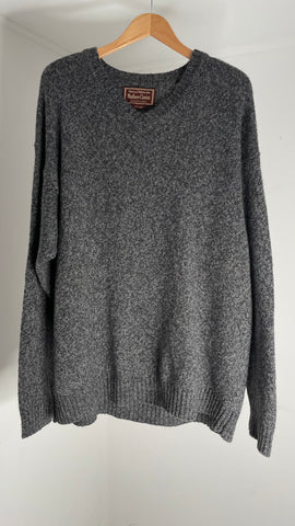 Grey V Sweater XL