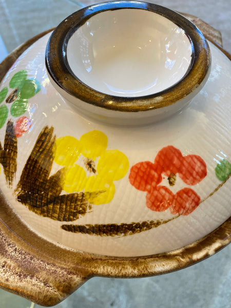 Ceramic Flowers Bowl