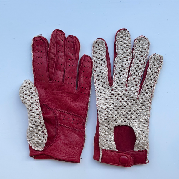 Red Woven Glove S/M