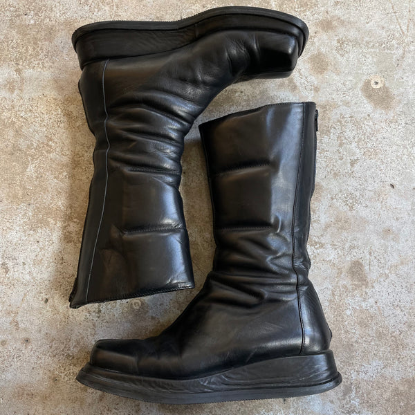 Square Wedge Boots 39