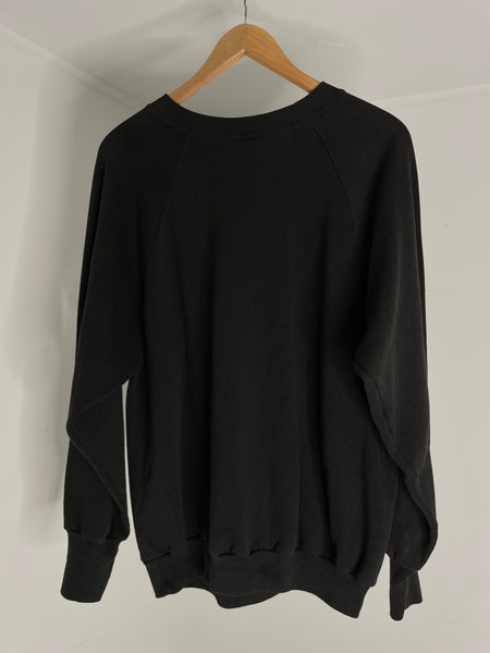 Sequin Piano Black Sweatshirt L