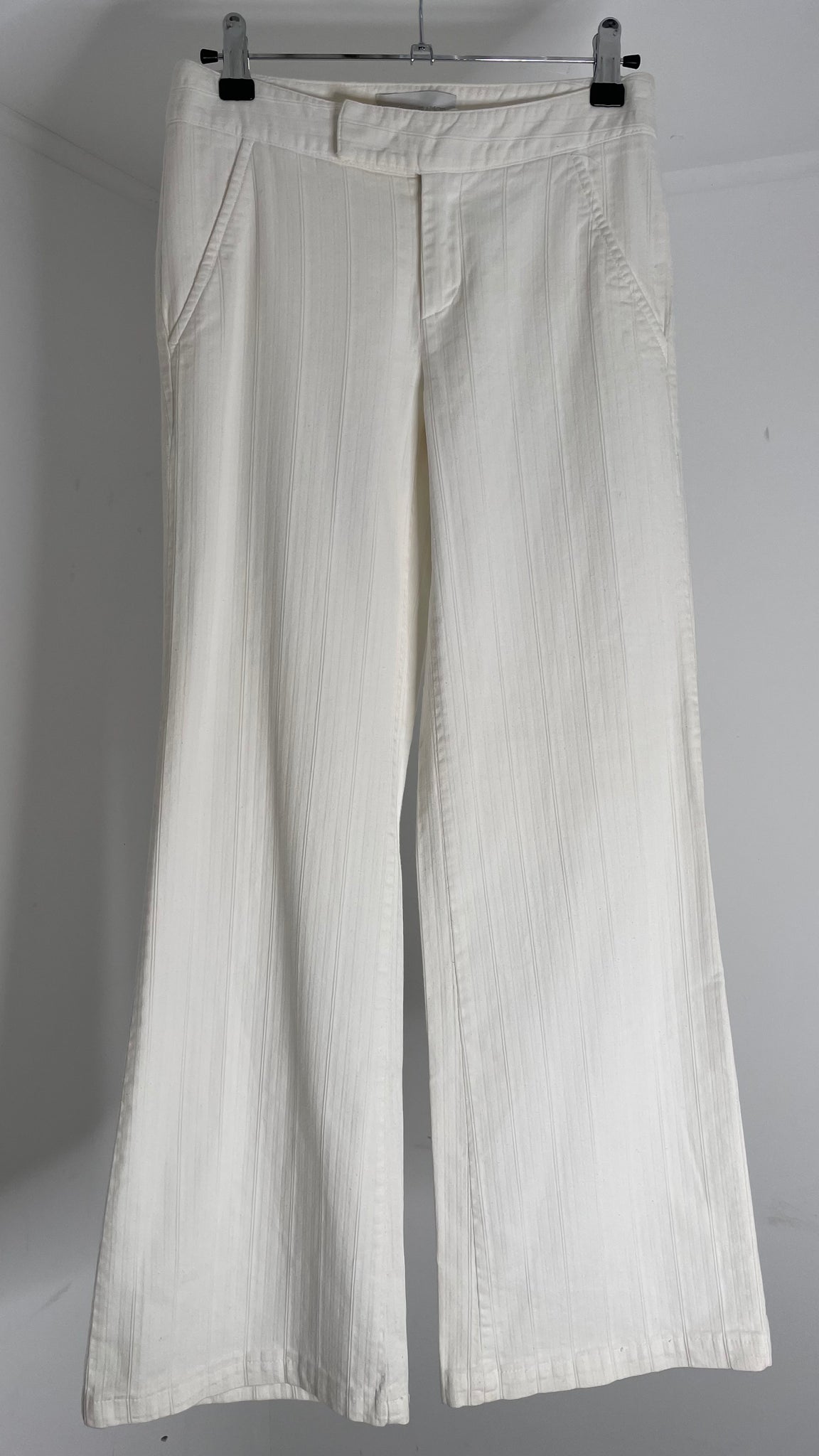 Wide White Pant 38