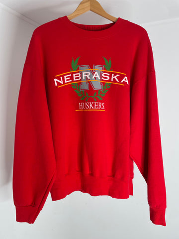 Vintage Nebraska Sweatshirt L