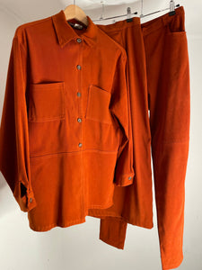 Burnt Orange 3 Piece Suit 38