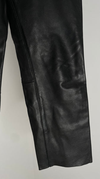 Thick Leather Pants 36