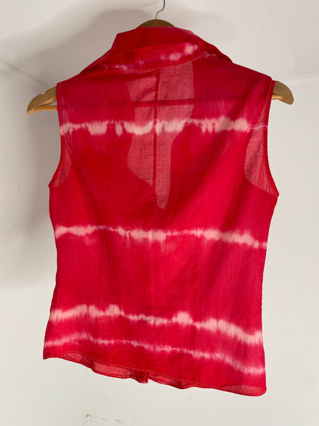 Yigal Azrouël Tie Dye Scrunch Tank S