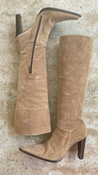 Knee Suede Boots 37