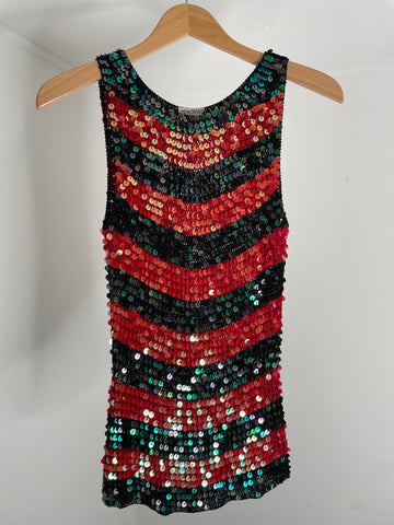 Lady Sequin Top O/S