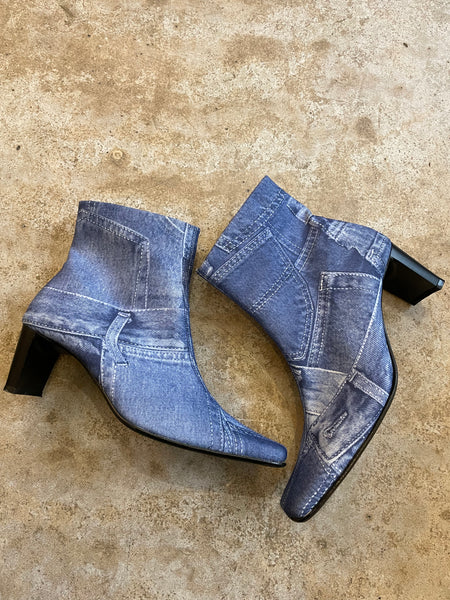 Denim Boots 38