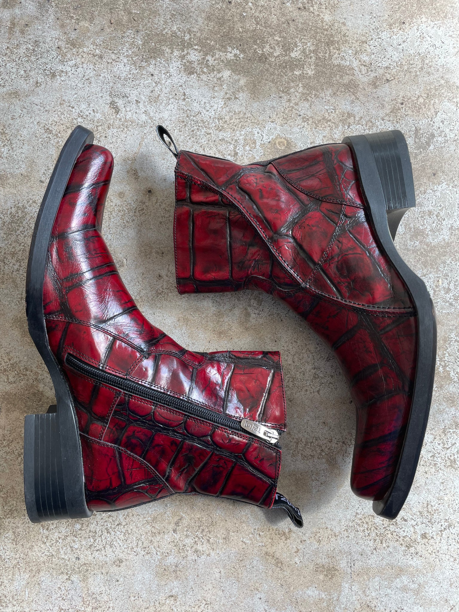 Red Rep Boots 40
