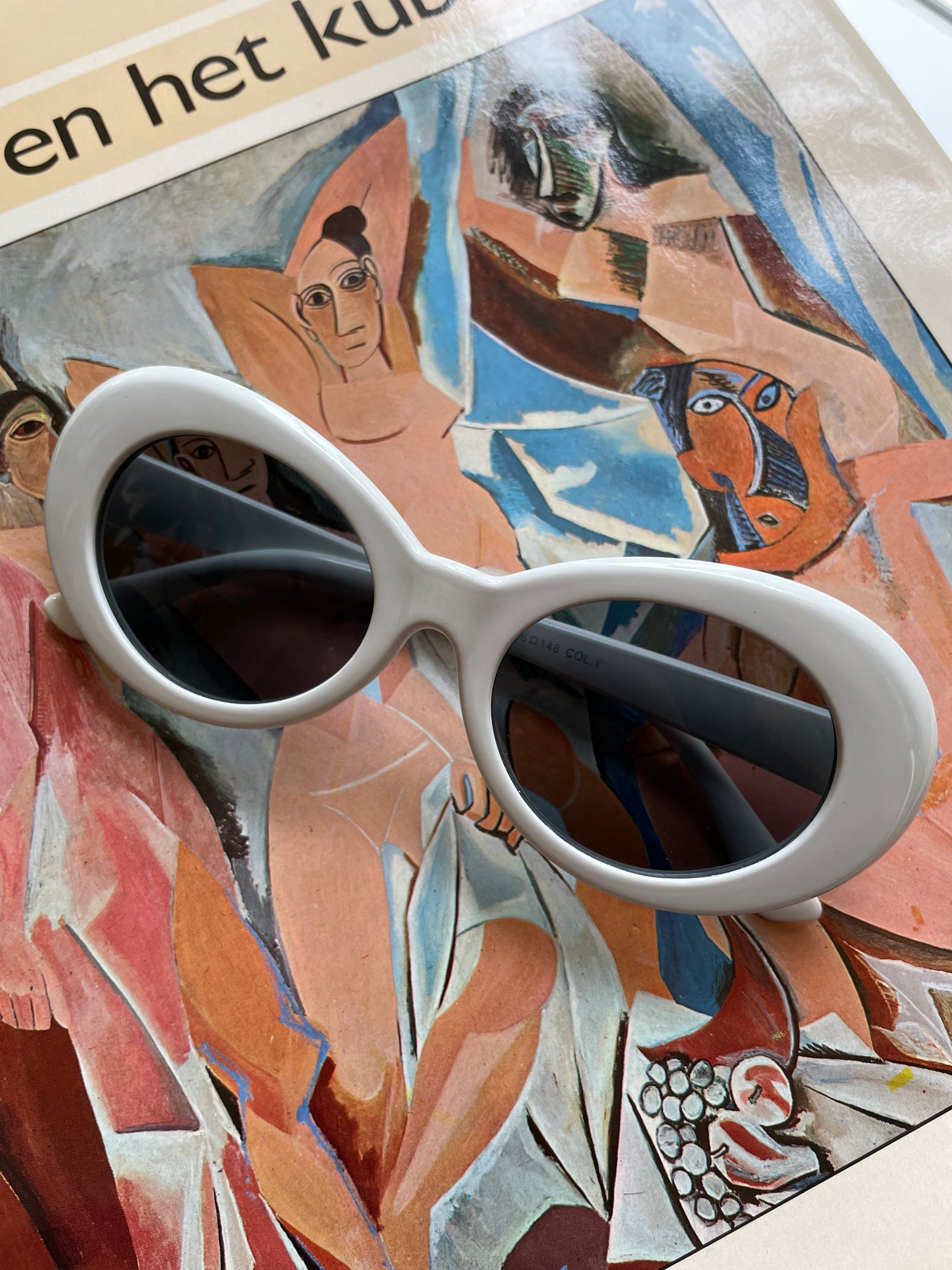 White Disco Sunglasses