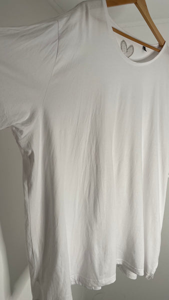 Wide White Tee 4XL