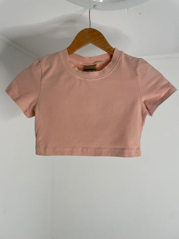 Aerobic Blush Crop Top M