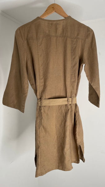 Linen Taupe Tunic M