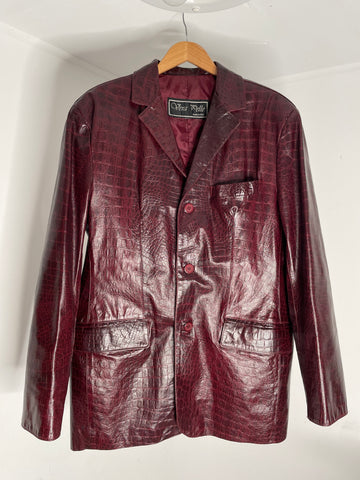 Burgundy Rep Blazer L