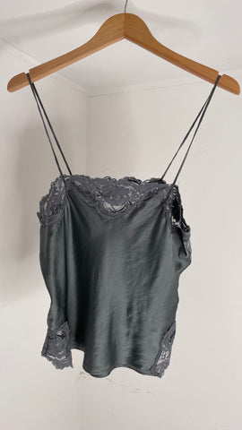 Grey Silk Cami M