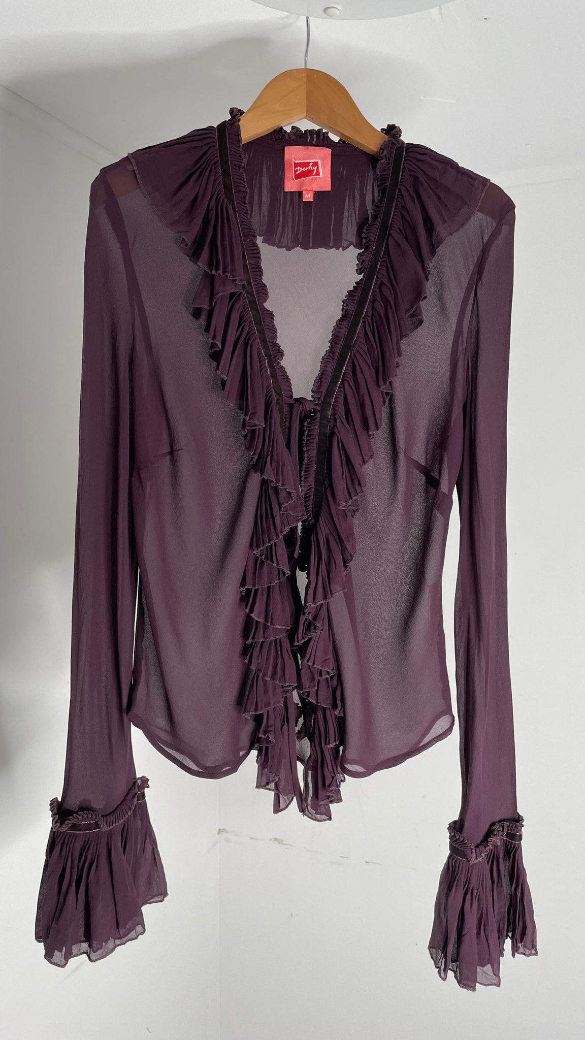 Silk Plum Top M