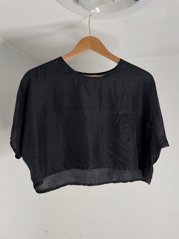 Silk Crop Top L