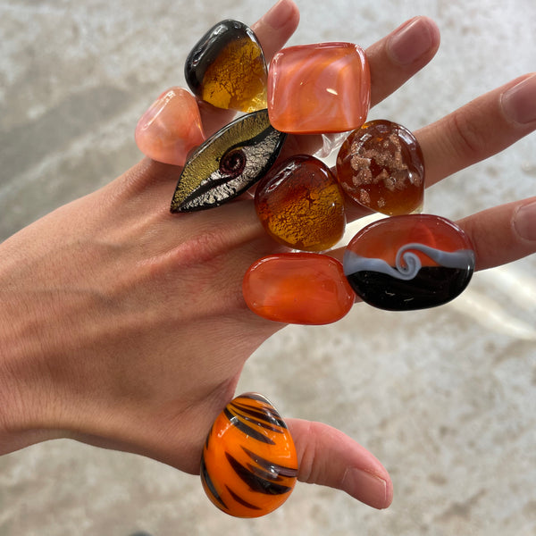 Murano Glass Large Ring