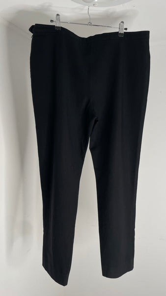 Black Wool Trousers IT46