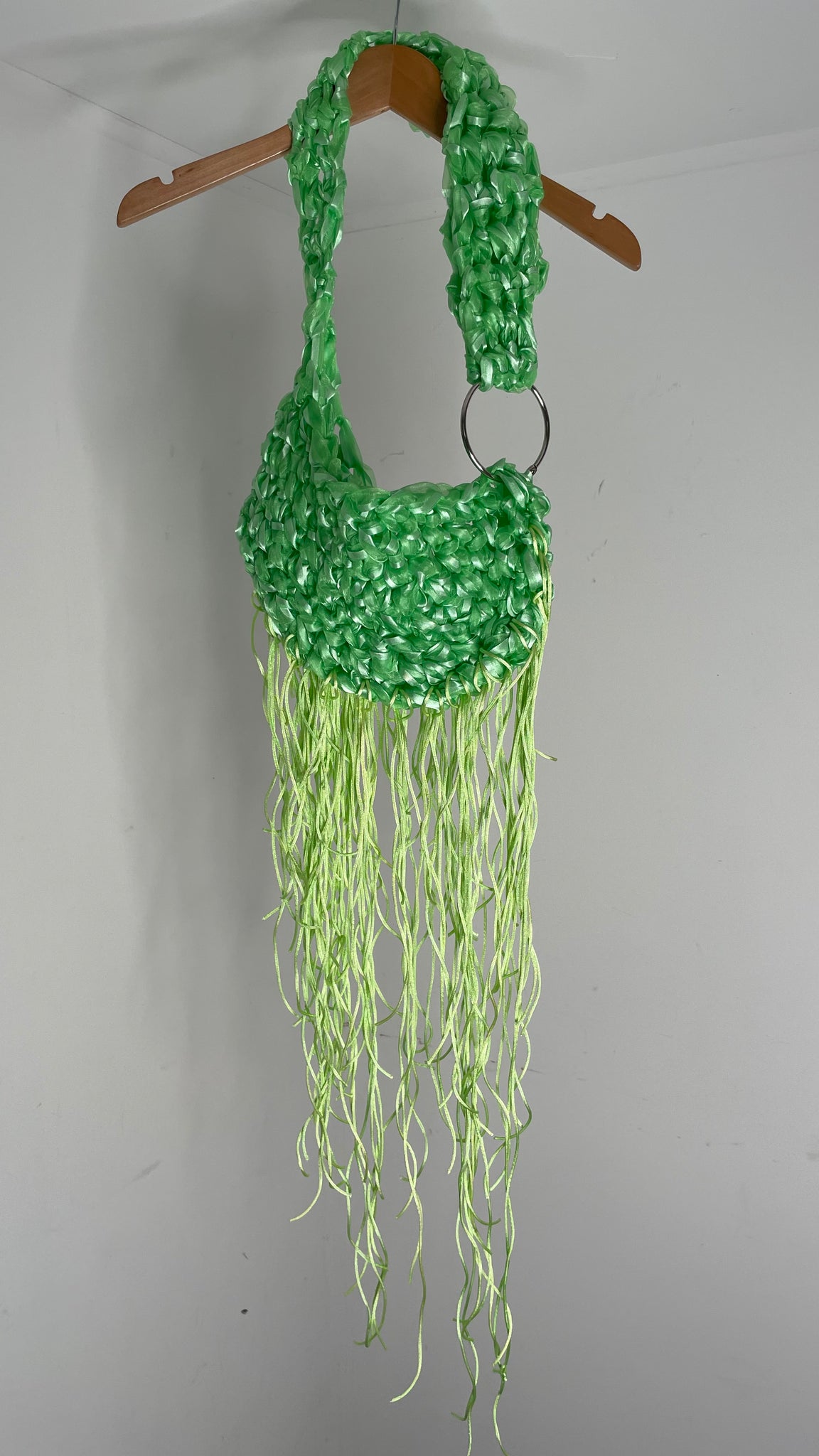 Amanda Bellman Mint Dangle Bag