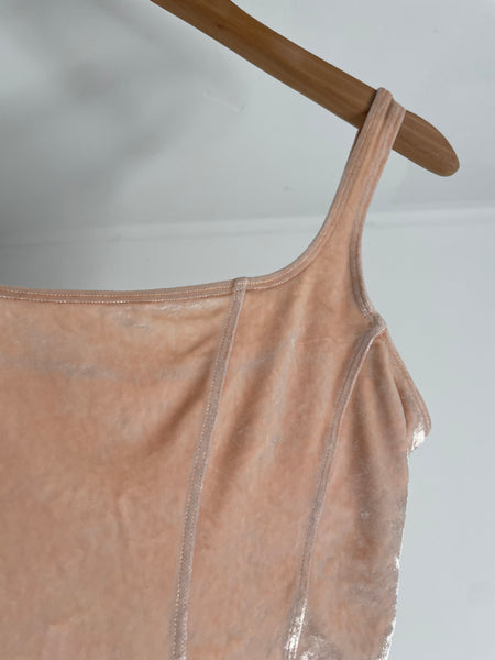 Cosabella Blush Velour Top M