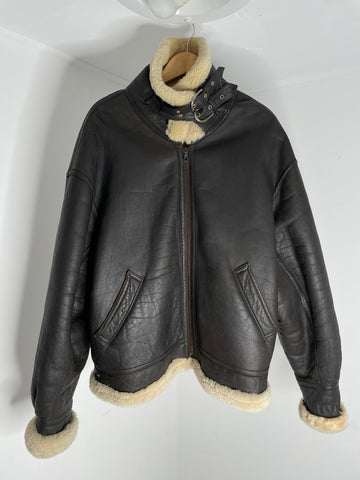 Mud Shearling Coat L