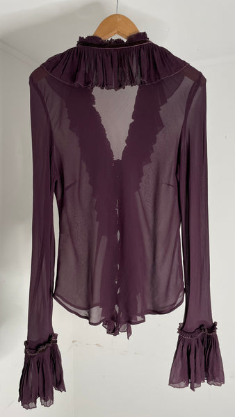 Silk Plum Top M